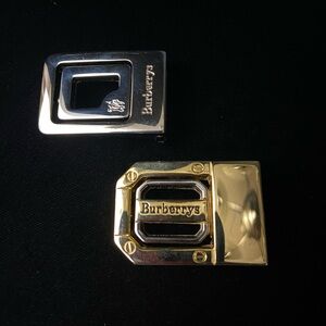 Set of 2- Burberry Women’s Belt Buckles